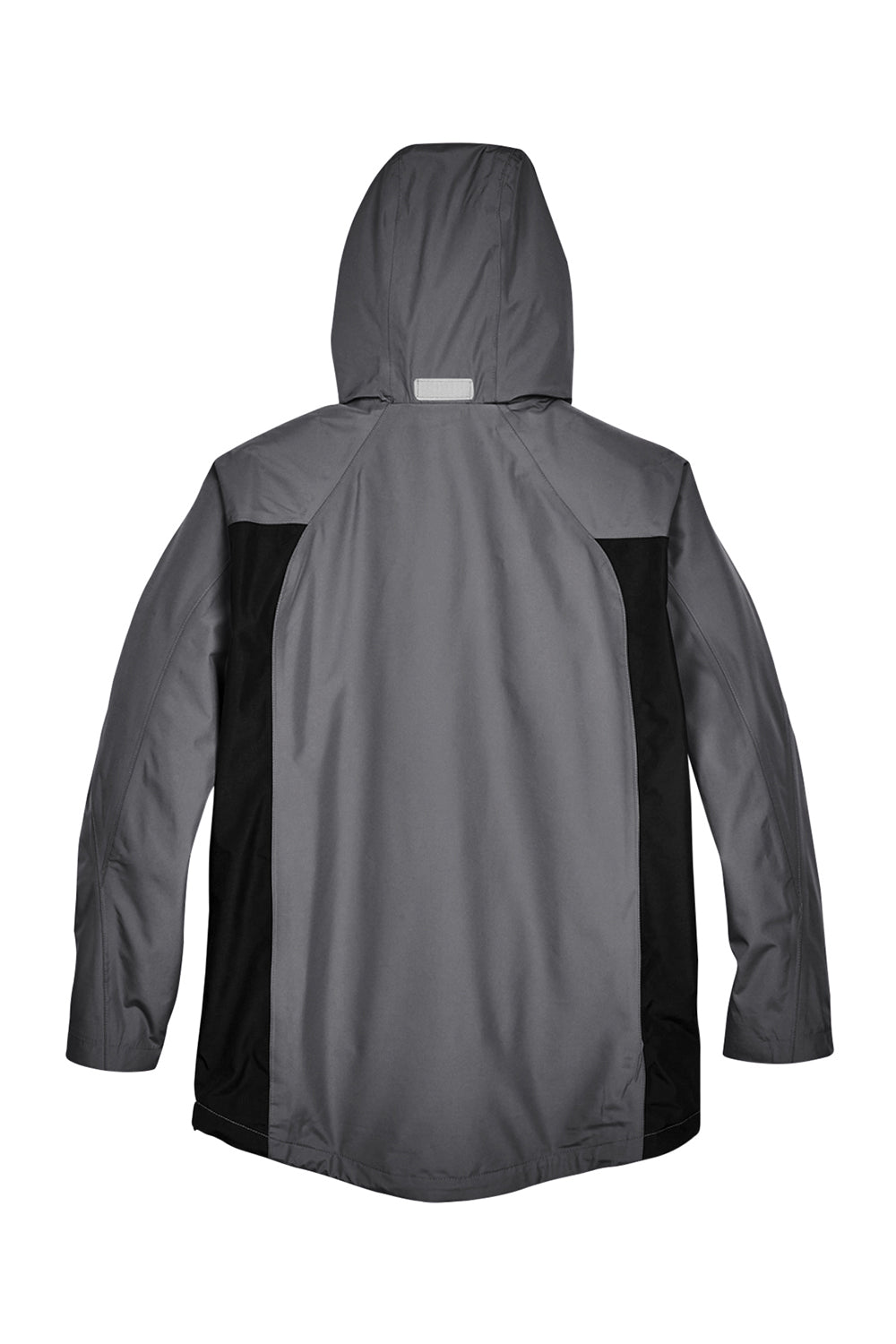 Team 365 TT86 Mens Dominator Waterproof Full Zip Hooded Jacket Graphite Grey Flat Back