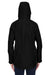 Team 365 TT86W Womens Dominator Waterproof Full Zip Hooded Jacket Black Model Back