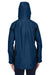 Team 365 TT86W Womens Dominator Waterproof Full Zip Hooded Jacket Dark Navy Blue Model Back