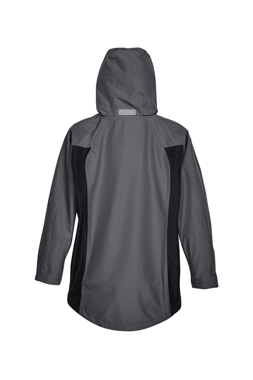 Team 365 TT86W Womens Dominator Waterproof Full Zip Hooded Jacket Graphite Grey Flat Back