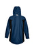 Team 365 TT86W Womens Dominator Waterproof Full Zip Hooded Jacket Dark Navy Blue Flat Back