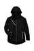 Team 365 TT86W Womens Dominator Waterproof Full Zip Hooded Jacket Black Flat Front