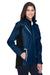 Team 365 TT86W Womens Dominator Waterproof Full Zip Hooded Jacket Dark Navy Blue Model 3q