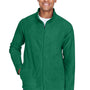 Team 365 Mens Campus Pill Resistant Microfleece Full Zip Jacket - Kelly Green