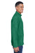 Team 365 TT90 Mens Campus Pill Resistant Microfleece Full Zip Jacket Kelly Green Model Side