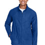 Team 365 Mens Campus Pill Resistant Microfleece Full Zip Jacket - Royal Blue