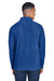 Team 365 TT90 Mens Campus Pill Resistant Microfleece Full Zip Jacket Royal Blue Model Back