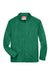 Team 365 TT90 Mens Campus Pill Resistant Microfleece Full Zip Jacket Kelly Green Flat Front