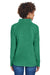 Team 365 TT90W Womens Campus Pill Resistant Microfleece Full Zip Jacket Kelly Green Model Back