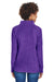 Team 365 TT90W Womens Campus Pill Resistant Microfleece Full Zip Jacket Purple Model Back