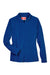 Team 365 TT90W Womens Campus Pill Resistant Microfleece Full Zip Jacket Royal Blue Flat Front