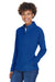 Team 365 TT90W Womens Campus Pill Resistant Microfleece Full Zip Jacket Royal Blue Model 3q