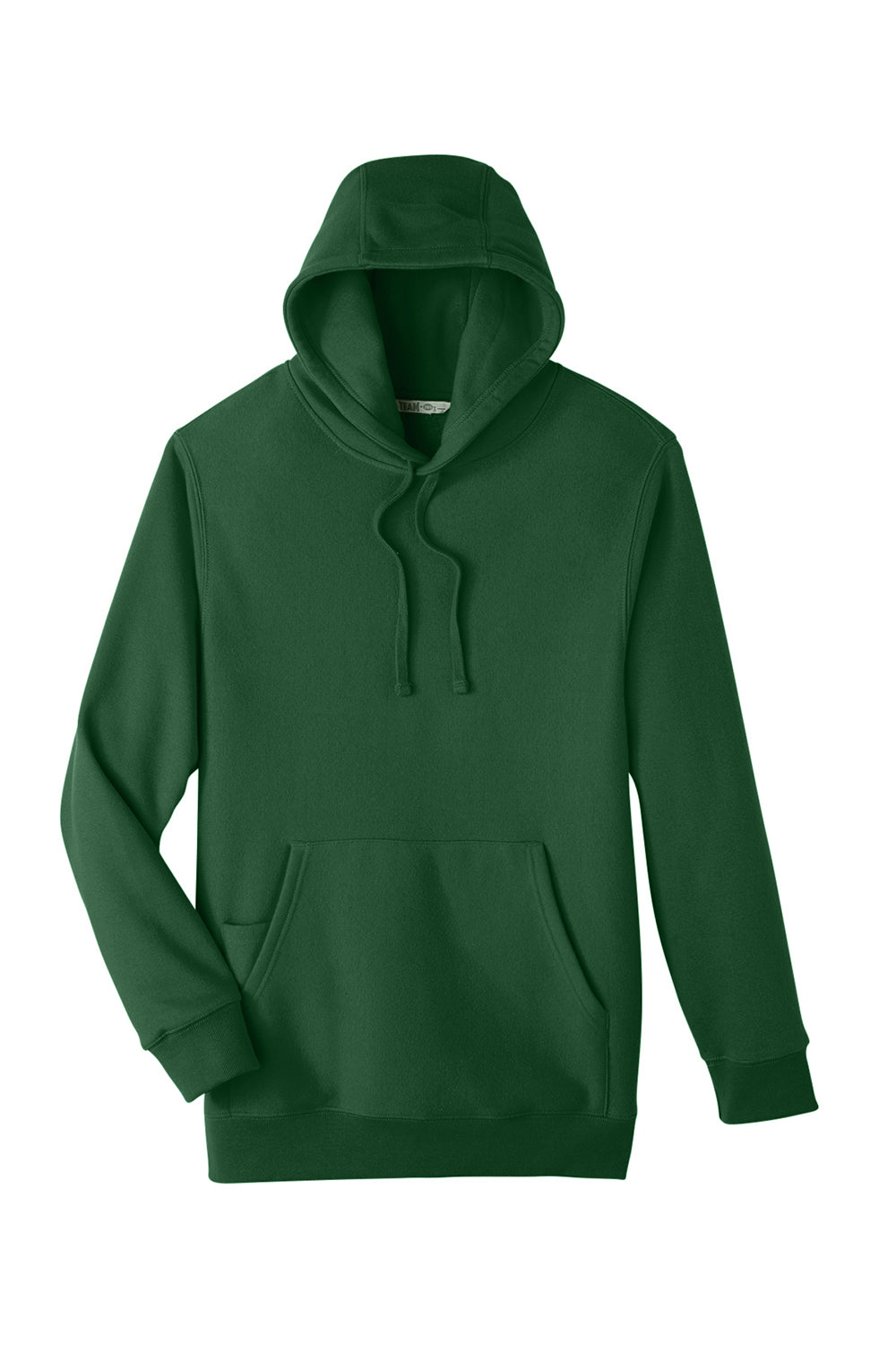 Team 365 TT96 Mens Zone HydroSport Fleece Water Resistant Hooded Sweatshirt Hoodie Dark Green Flat Front