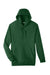 Team 365 TT96 Mens Zone HydroSport Fleece Water Resistant Hooded Sweatshirt Hoodie Dark Green Flat Front