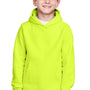 Team 365 Youth Zone HydroSport Fleece Water Resistant Hooded Sweatshirt Hoodie - Safety Yellow