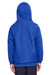 Team 365 TT96Y Youth Zone HydroSport Fleece Water Resistant Hooded Sweatshirt Hoodie Royal Blue Model Back