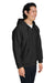 Team 365 TT97 Mens Zone HydroSport Water Resistant 1/4 Zip Hooded Sweatshirt Hoodie Black Model 3q