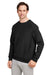 Team 365 TT98 Mens Zone HydroSport Water Resistant Crewneck Sweatshirt Black Model 3q