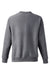 Team 365 TT98 Mens Zone HydroSport Water Resistant Crewneck Sweatshirt Heather Dark Grey Flat Back