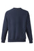 Team 365 TT98 Mens Zone HydroSport Water Resistant Crewneck Sweatshirt Dark Navy Blue Flat Back