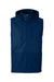 Team 365 TT99 Mens Zone HydroSport Hybrid Water Resistant Full Zip Hooded Vest Dark Navy Blue Flat Front