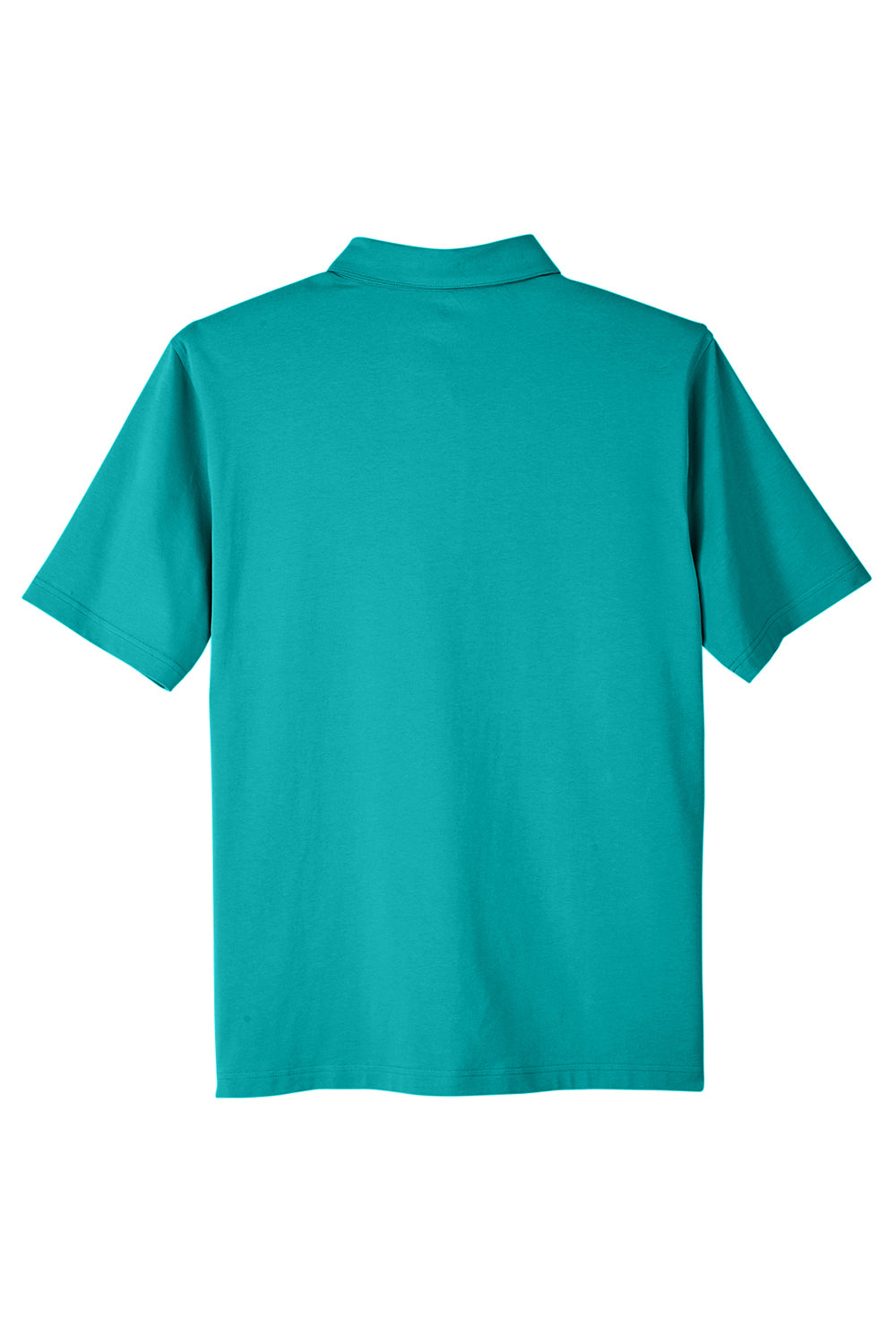 UltraClub UC105 Mens Lakeshore Performance Moisture Wicking Short Sleeve Polo Shirt Jade Green Flat Back