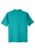 UltraClub UC105 Mens Lakeshore Performance Moisture Wicking Short Sleeve Polo Shirt Jade Green Flat Back