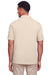 UltraClub UC105 Mens Lakeshore Performance Moisture Wicking Short Sleeve Polo Shirt Stone Model Back