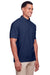 UltraClub UC105 Mens Lakeshore Performance Moisture Wicking Short Sleeve Polo Shirt Navy Blue Model 3q