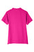 UltraClub UC105W Womens Lakeshore Performance Moisture Wicking Short Sleeve Polo Shirt Heliconia Pink Flat Back