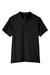 UltraClub UC105W Womens Lakeshore Performance Moisture Wicking Short Sleeve Polo Shirt Black Flat Front