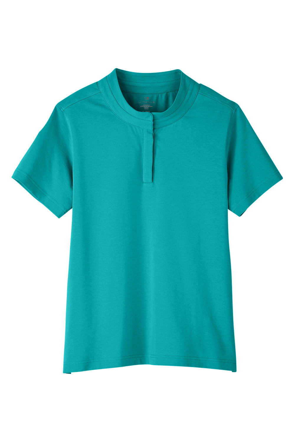 UltraClub UC105W Womens Lakeshore Performance Moisture Wicking Short Sleeve Polo Shirt Jade Green Flat Front