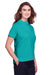 UltraClub UC105W Womens Lakeshore Performance Moisture Wicking Short Sleeve Polo Shirt Jade Green Model 3q