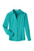 UltraClub UC500W Womens Bradley Performance Moisture Wicking Long Sleeve Button Down Shirt Jade Green Flat Front