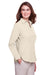 UltraClub UC500W Womens Bradley Performance Moisture Wicking Long Sleeve Button Down Shirt Stone Model 3q