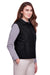 UltraClub UC709W Womens Dawson Quilted Water Resistant Full Zip Vest Black Model 3q