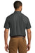 Port Authority W101 Mens Carefree Stain Resistant Short Sleeve Button Down Shirt w/ Pocket Graphite Grey Model Back