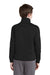 Sport-Tek YST241 Youth Sport-Wick Moisture Wicking Fleece Full Zip Sweatshirt Black Model Back