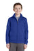 Sport-Tek YST241 Youth Sport-Wick Moisture Wicking Fleece Full Zip Sweatshirt True Royal Blue Model Front