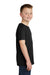 Sport-Tek YST450 Youth Competitor Moisture Wicking Short Sleeve Crewneck T-Shirt Black Model Side