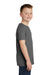 Sport-Tek YST450 Youth Competitor Moisture Wicking Short Sleeve Crewneck T-Shirt Dark Smoke Grey Model Side