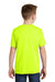 Sport-Tek YST450 Youth Competitor Moisture Wicking Short Sleeve Crewneck T-Shirt Neon Yellow Model Back