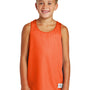 Sport-Tek Youth Reversible Mesh Moisture Wicking Tank Top - Deep Orange