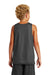 Sport-Tek YST500 Youth Reversible Mesh Moisture Wicking Tank Top Iron Grey Model Back