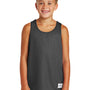 Sport-Tek Youth Reversible Mesh Moisture Wicking Tank Top - Iron Grey