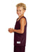 Sport-Tek YST500 Youth Reversible Mesh Moisture Wicking Tank Top Maroon Model Side