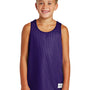 Sport-Tek Youth Reversible Mesh Moisture Wicking Tank Top - Purple