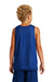 Sport-Tek YST500 Youth Reversible Mesh Moisture Wicking Tank Top True Royal Blue Model Back