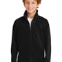 Sport-Tek Youth Full Zip Track Jacket - Black