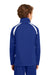 Sport-Tek YST90 Youth Full Zip Track Jacket True Royal Blue/White Model Back